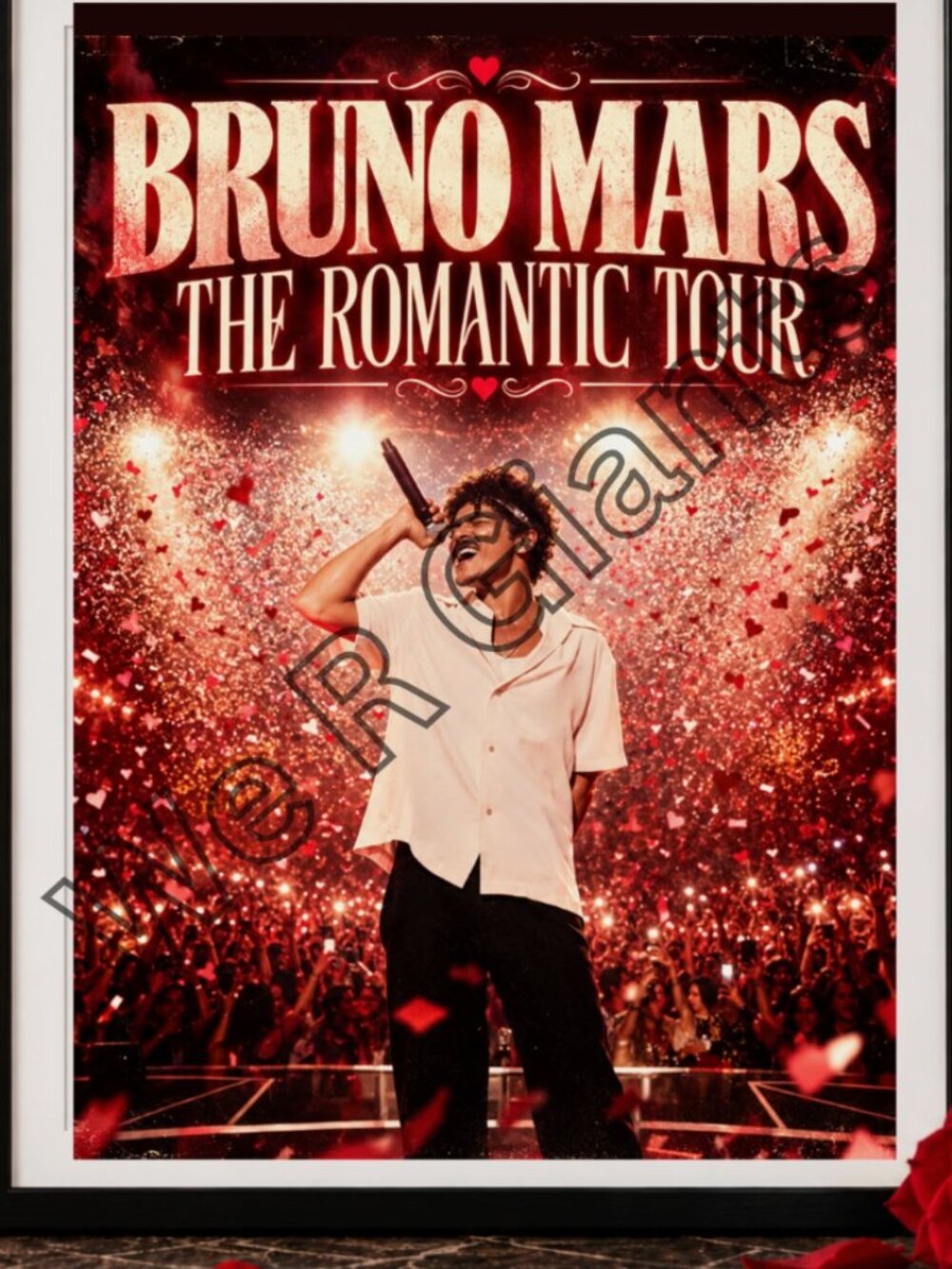 BRUNO MARS – THE ROMANTIC TOUR 11x17 POSTER